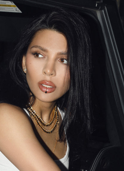 MIDNIGHT KISS LIP RING