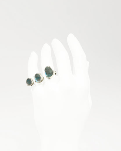 LUNA TRIO RING LABRADORITE