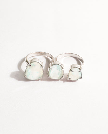 LUNA TRIO RING MOONSTONE